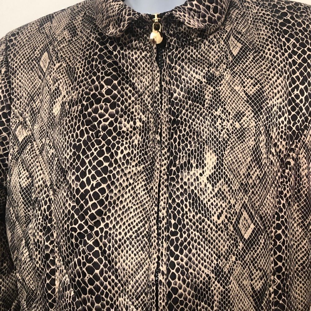 Lovely Easy Spirit Size Large Snake Skin Jacket! - Picture 5 of 12